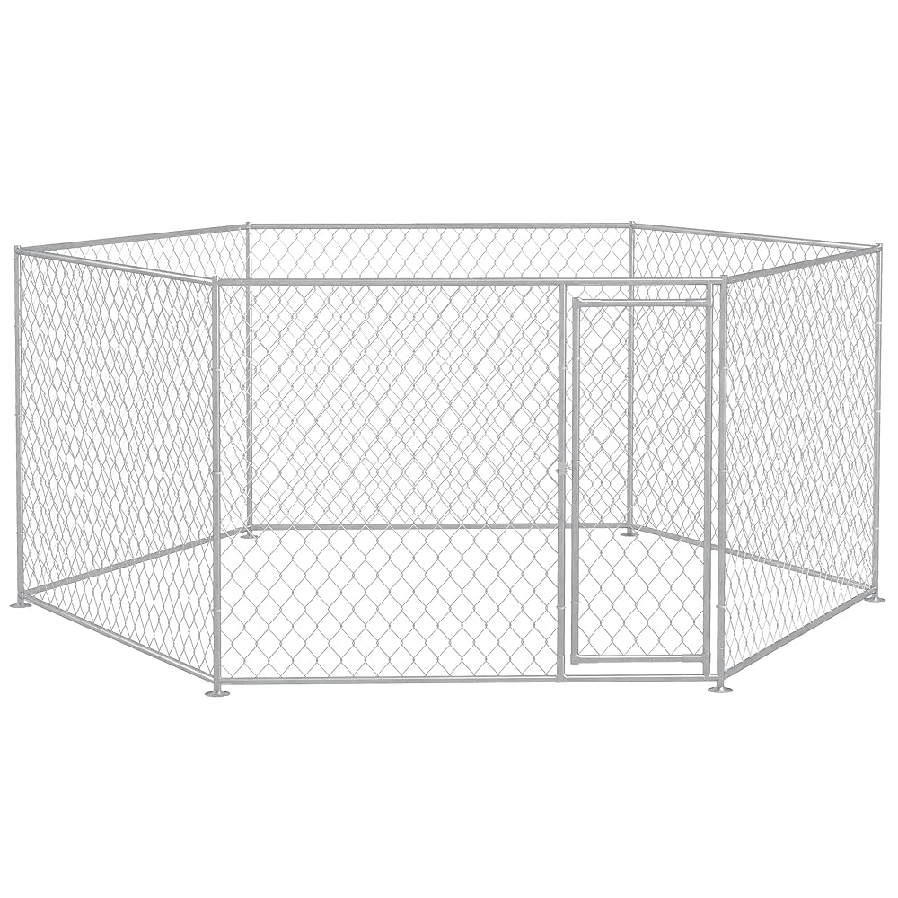 Amazon.com : PawHut 13.4' x 11.5' x 5.6' Dog Kennel Outside